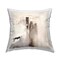 Stupell Industries Off-White with Brown Streaks Outdoor Printed Throw Pillow Design by Susan Jill, 18 x 7 x 18